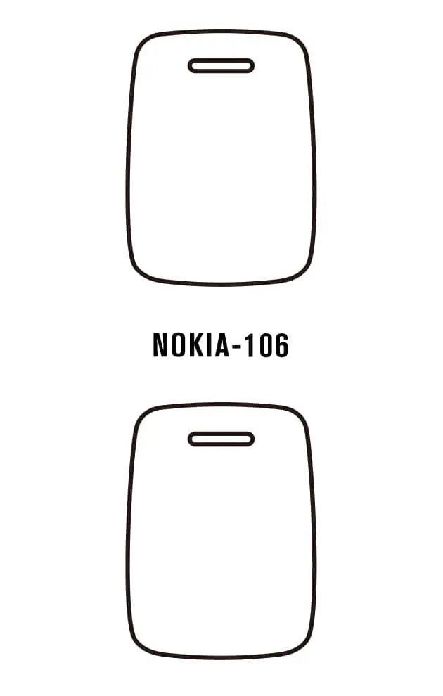 Nokia 106 2018 Přední Hydrogel ochranná fólie