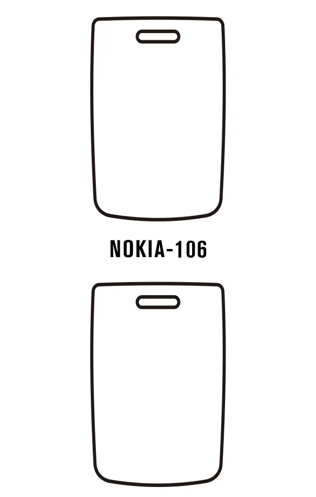 Nokia 106 2023 Přední Hydrogel ochranná fólie