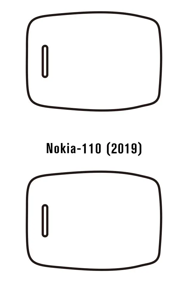 Nokia 110 2019 Přední Hydrogel ochranná fólie