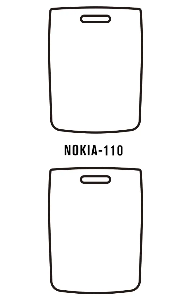 Nokia 110 2023 Přední Hydrogel ochranná fólie