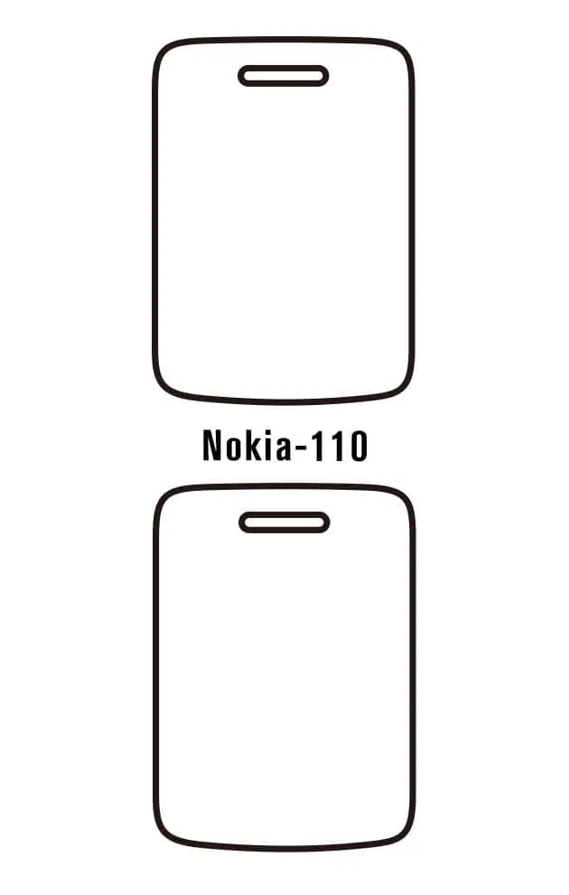 Nokia 110 4G Přední Hydrogel ochranná fólie