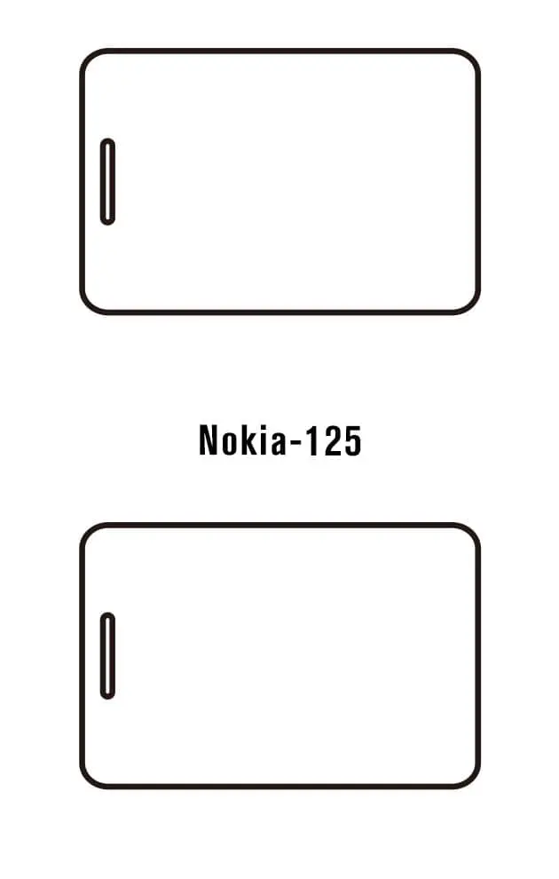 Nokia 125 Přední Hydrogel ochranná fólie