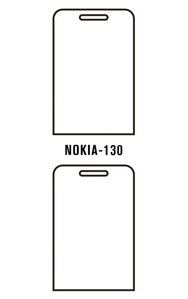 Nokia 130 2023 Přední Hydrogel ochranná fólie