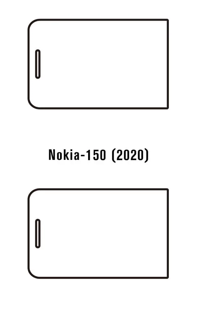 Nokia 150 2020 Přední Hydrogel ochranná fólie