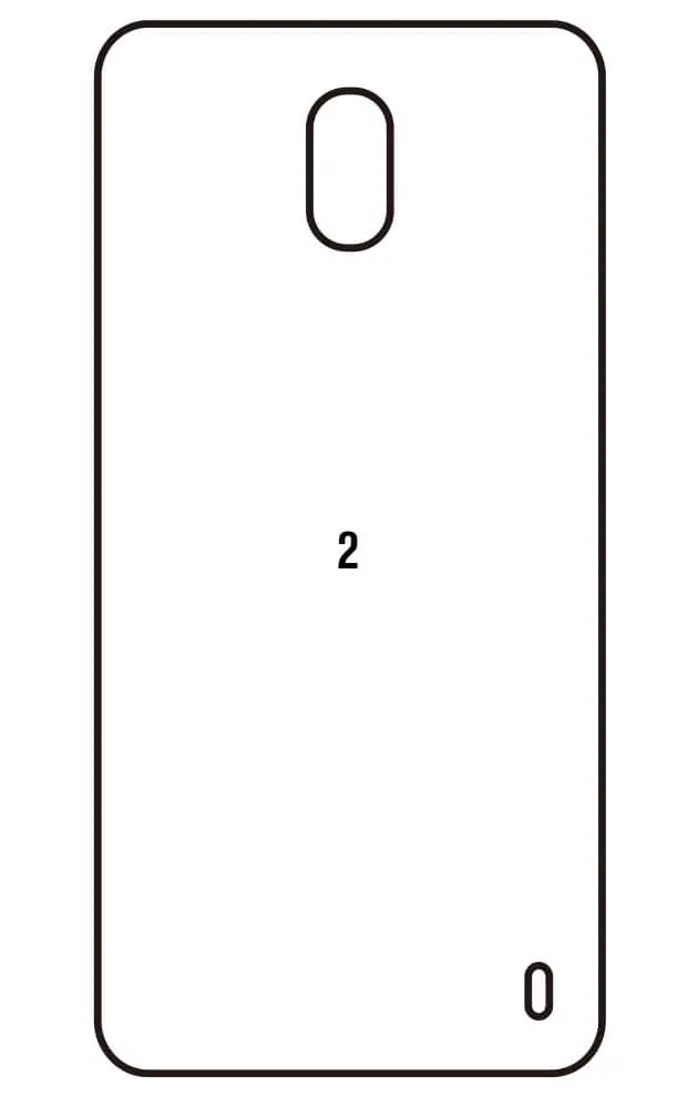 Nokia 2 Zadní Hydrogel ochranná fólie