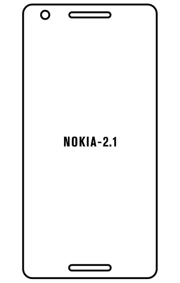 Nokia 2.1 Přední Hydrogel ochranná fólie