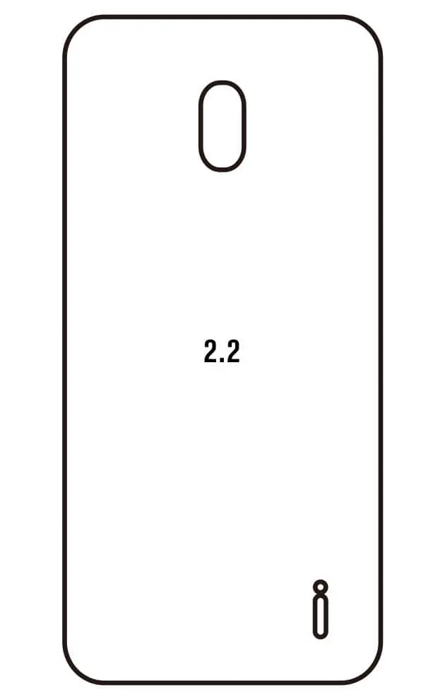 Nokia 2.2 Zadní Hydrogel ochranná fólie
