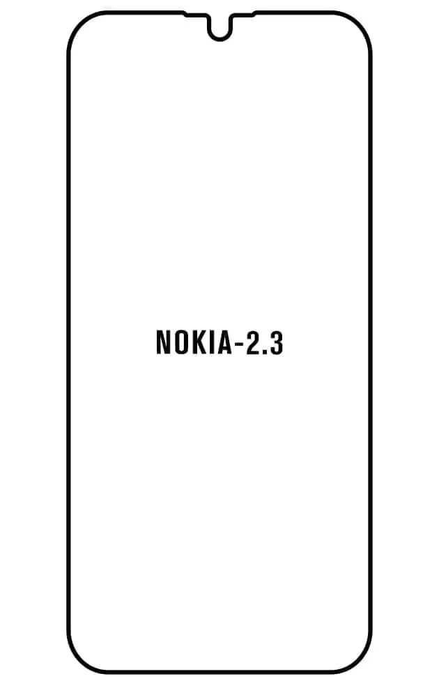 Nokia 2.3 Přední Hydrogel ochranná fólie