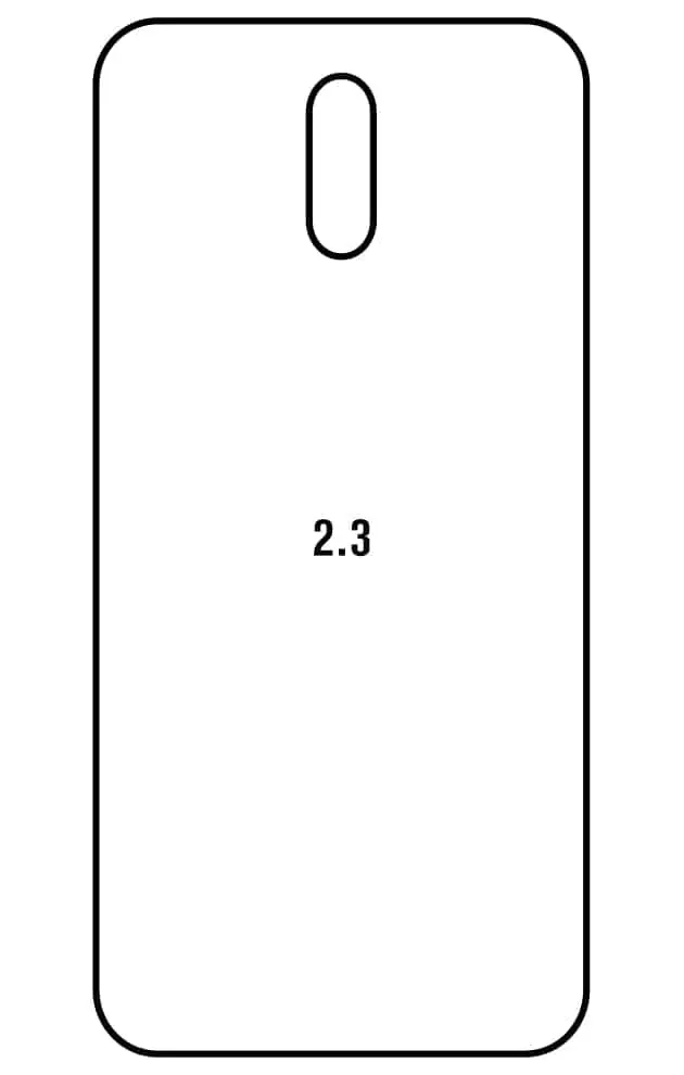 Nokia 2.3 Zadní Hydrogel ochranná fólie