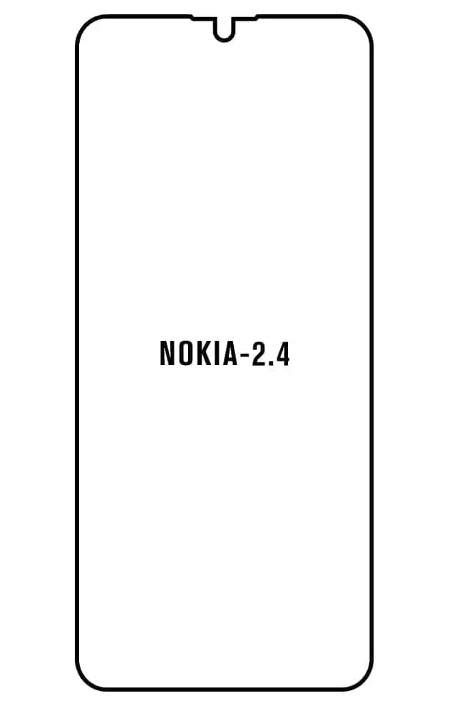 Nokia 2.4 Přední Hydrogel ochranná fólie