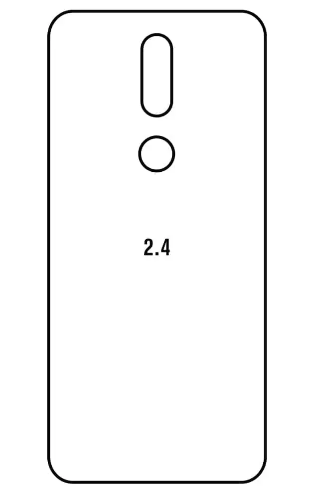 Nokia 2.4 Zadní Hydrogel ochranná fólie