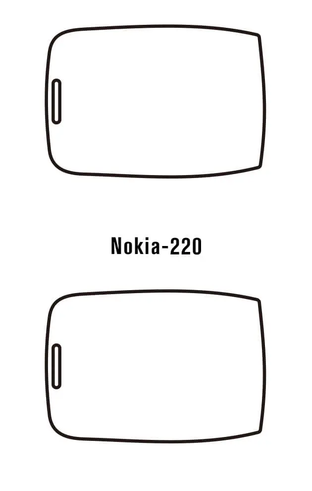 Nokia 220 4G Přední Hydrogel ochranná fólie