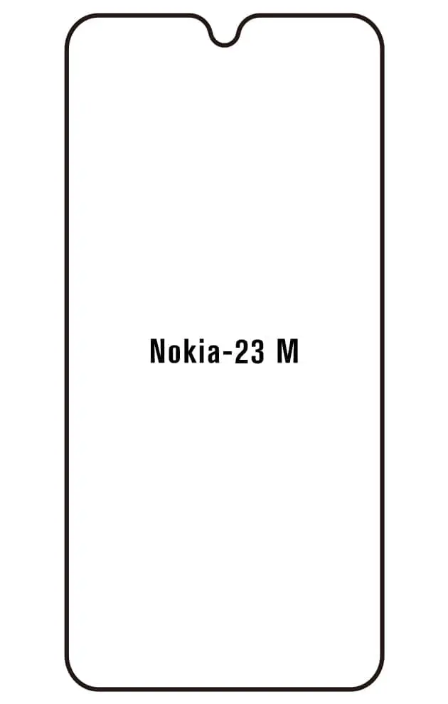Nokia 23 M Přední Hydrogel ochranná fólie