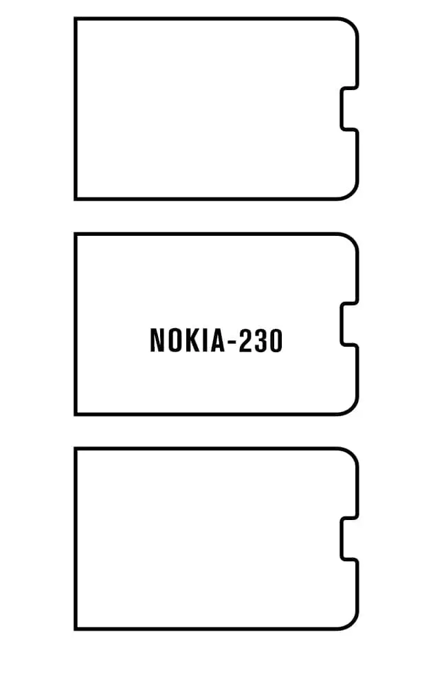 Nokia 230 Přední Hydrogel ochranná fólie