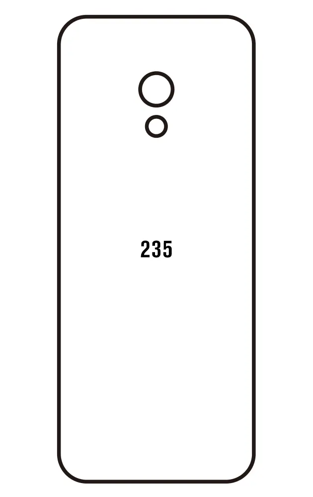Nokia 235 4G 2024 Zadní Hydrogel ochranná fólie