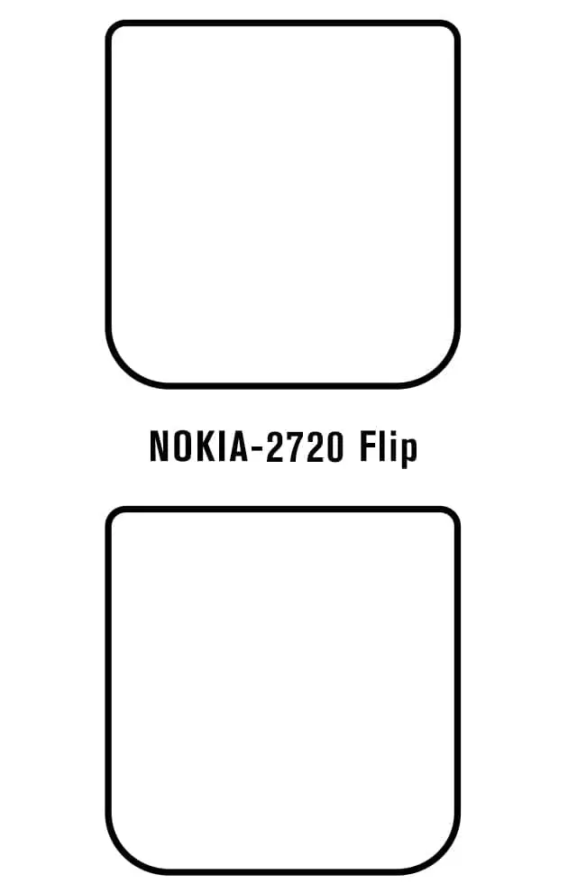 Nokia 2720 Flip Přední Hydrogel ochranná fólie