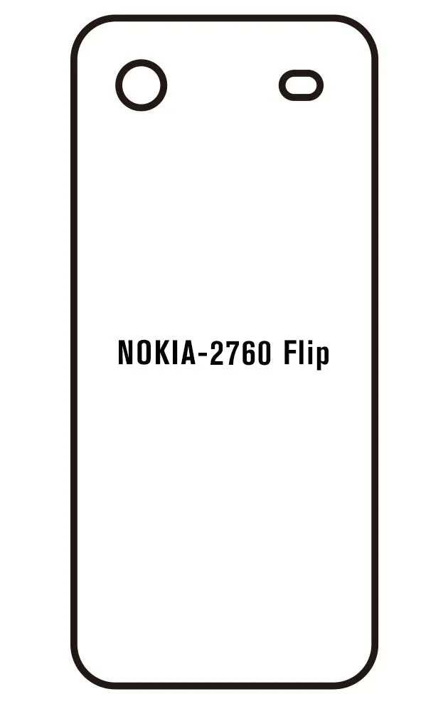 Nokia 2760 Flip Přední Hydrogel ochranná fólie