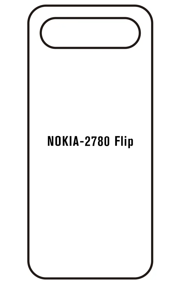 Nokia 2780 Flip Přední Hydrogel ochranná fólie