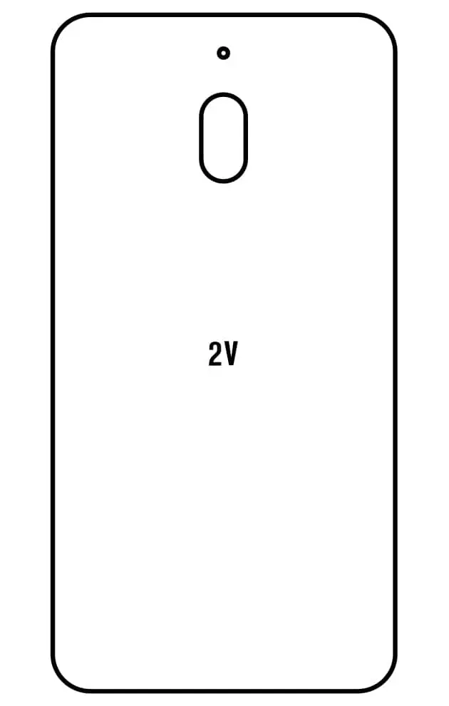 Nokia 2V TA-1136 Zadní Hydrogel ochranná fólie