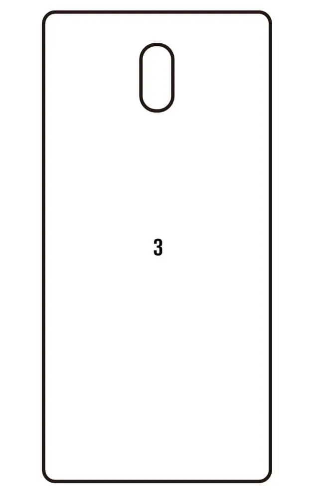 Nokia 3 Zadní Hydrogel ochranná fólie