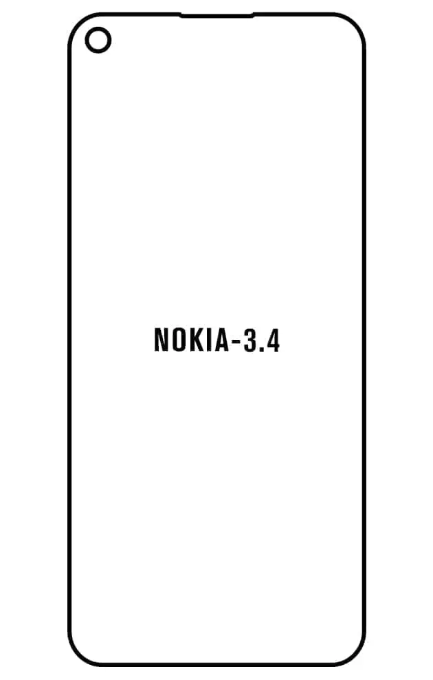 Nokia 3.4 Přední Hydrogel ochranná fólie