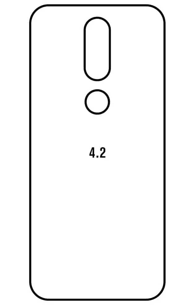 Nokia 4.2 Zadní Hydrogel ochranná fólie