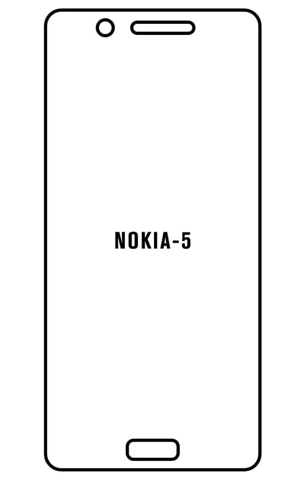 Nokia 5 Přední Hydrogel ochranná fólie