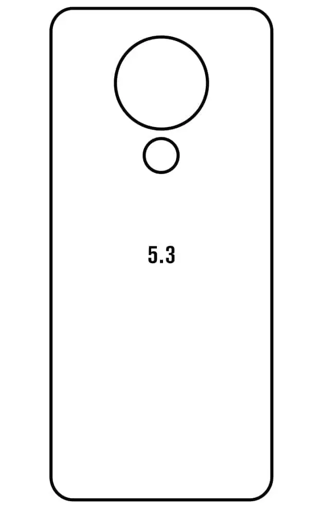 Nokia 5.3 Zadní Hydrogel ochranná fólie