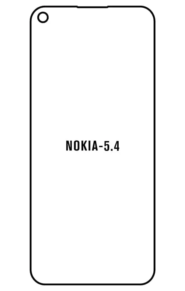 Nokia 5.4 Přední Hydrogel ochranná fólie