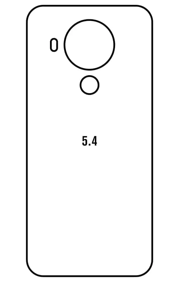 Nokia 5.4 Zadní Hydrogel ochranná fólie