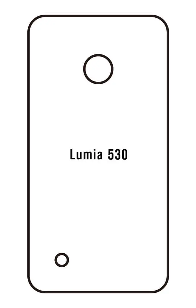 Nokia 530 Zadní Hydrogel ochranná fólie