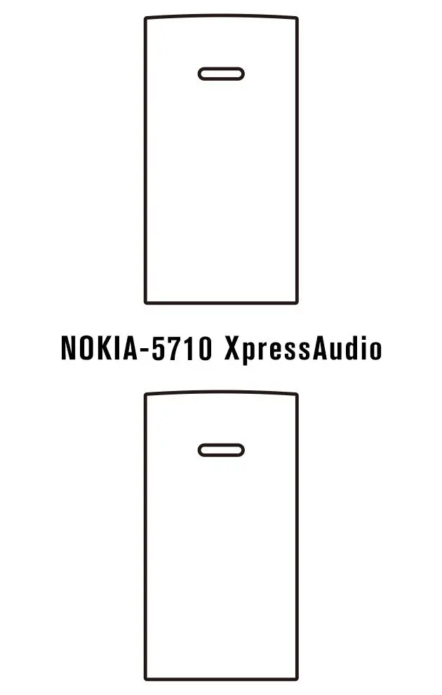Nokia 5710 XpressAudio Přední Hydrogel ochranná fólie