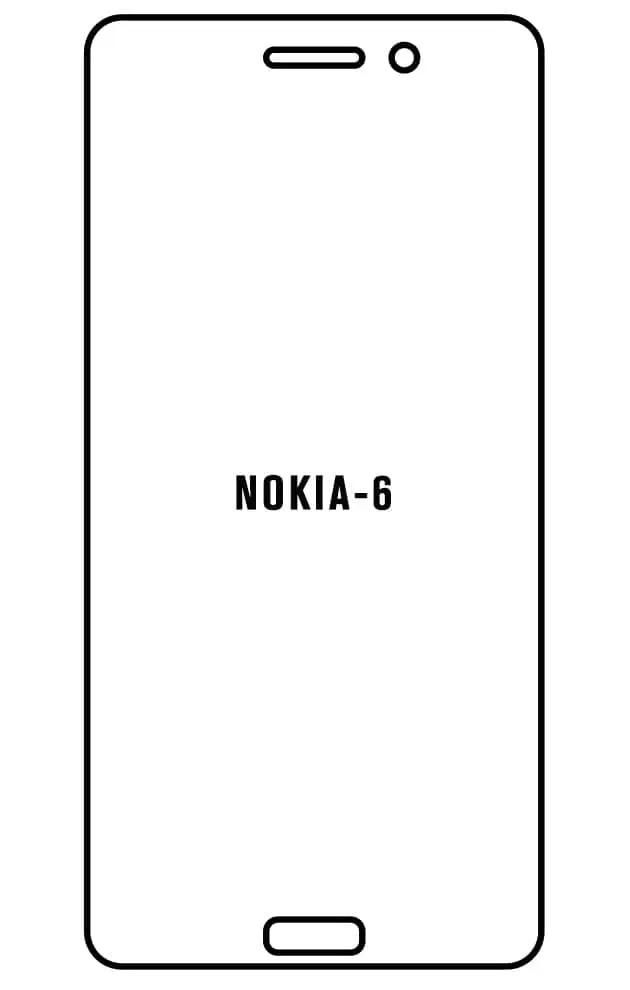 Nokia 6 2017 Přední Hydrogel ochranná fólie