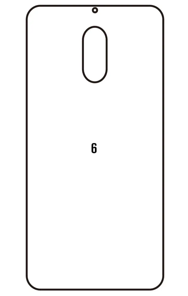 Nokia 6 2017 Zadní Hydrogel ochranná fólie