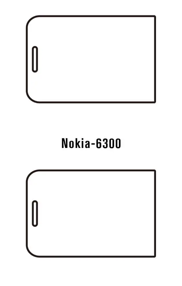 Nokia 6300 4G Přední Hydrogel ochranná fólie
