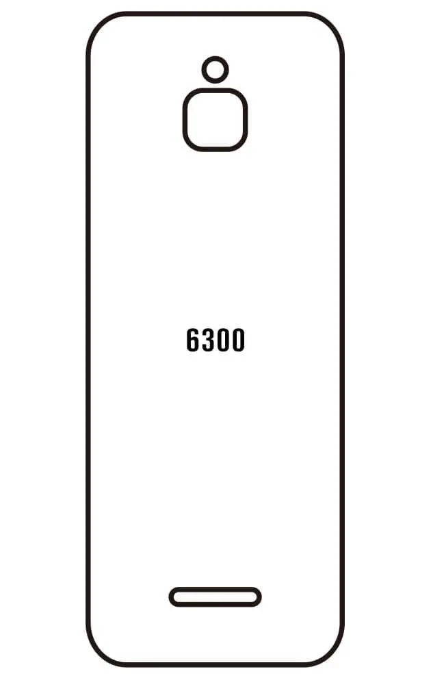 Nokia 6300 4G Zadní Hydrogel ochranná fólie