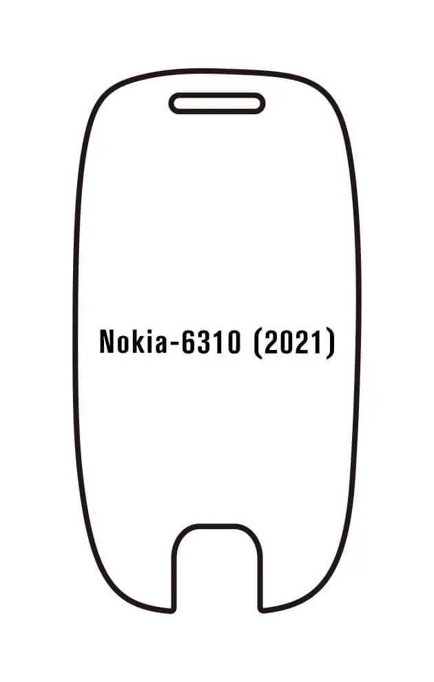 Nokia 6310 2021 Přední Hydrogel ochranná fólie