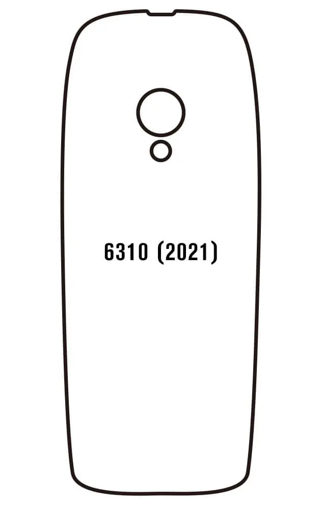 Nokia 6310 2021 Zadní Hydrogel ochranná fólie