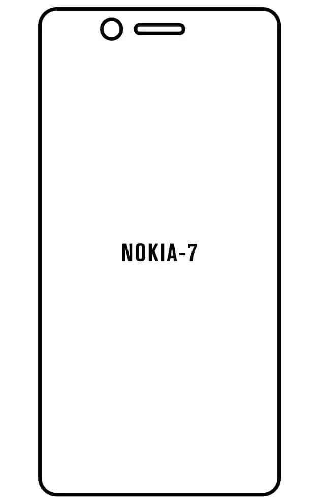 Nokia 7 Přední Hydrogel ochranná fólie