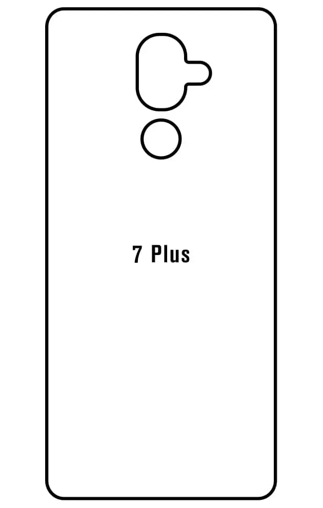 Nokia 7 PLUS Zadní Hydrogel ochranná fólie
