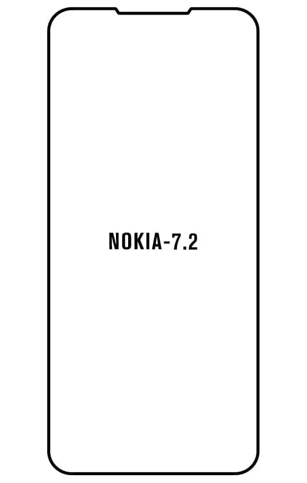 Nokia 7.2 Přední Hydrogel ochranná fólie