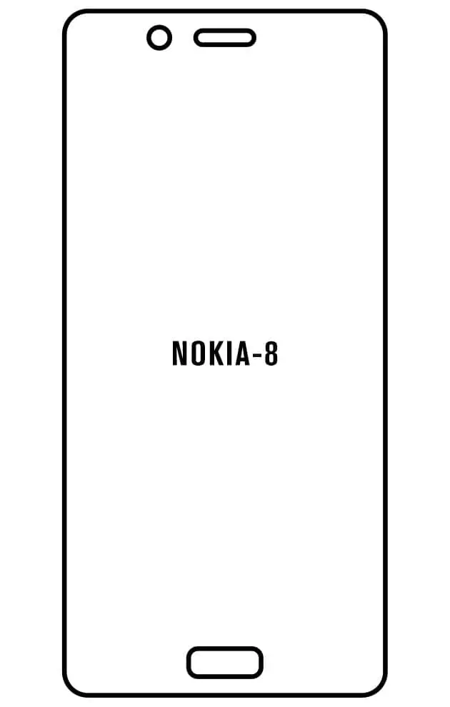 Nokia 8 Přední Hydrogel ochranná fólie
