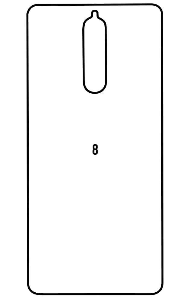 Nokia 8 Zadní Hydrogel ochranná fólie