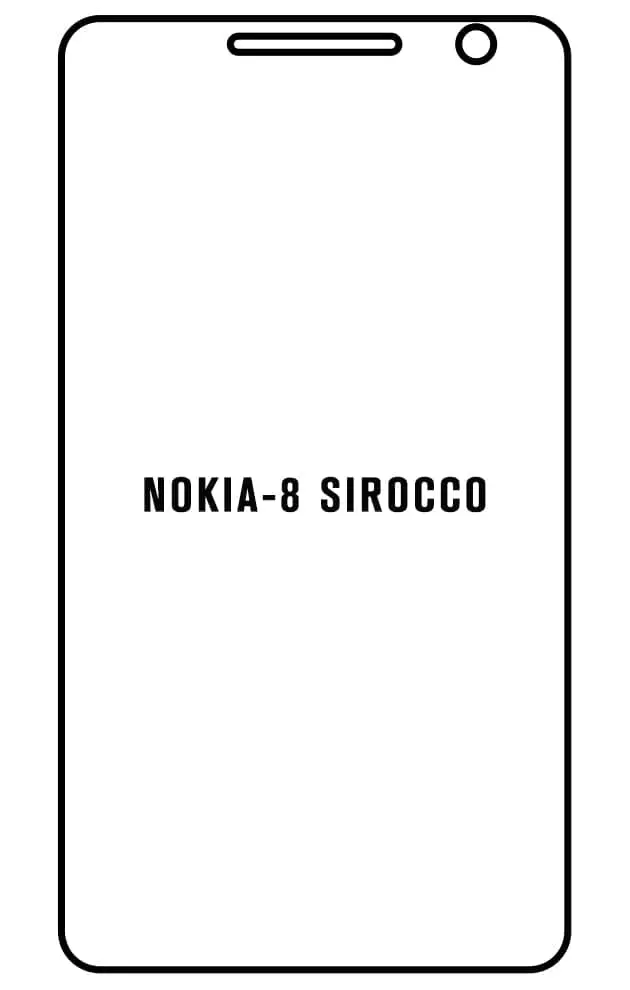 Nokia 8 SIROCCO Přední Hydrogel ochranná fólie