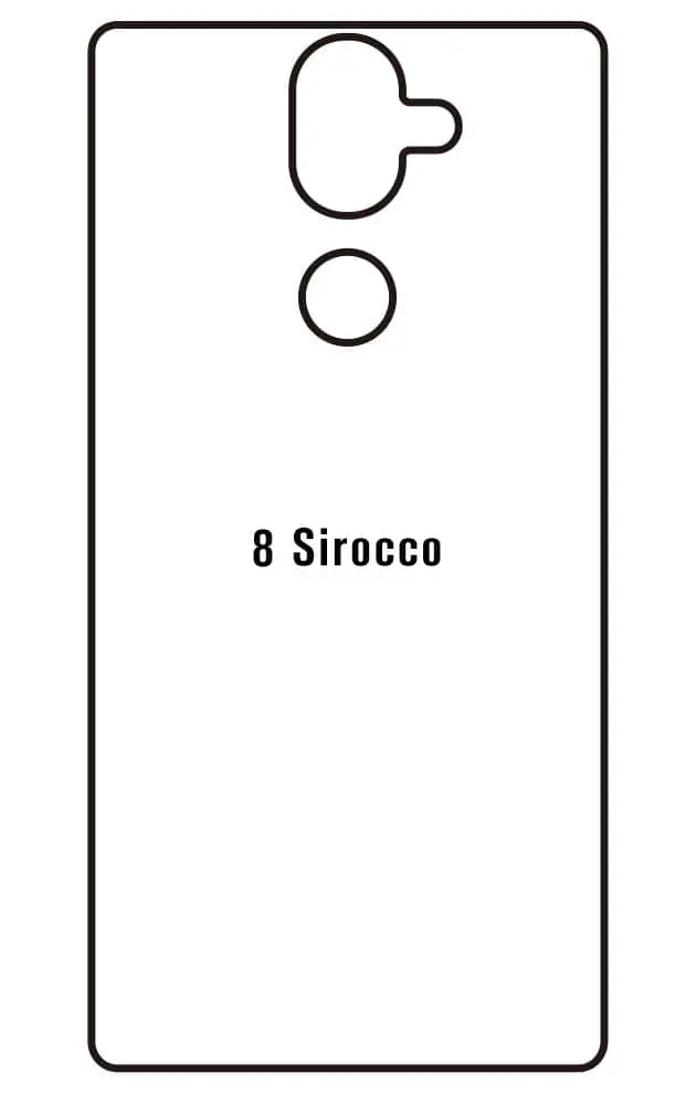 Nokia 8 SIROCCO Zadní Hydrogel ochranná fólie
