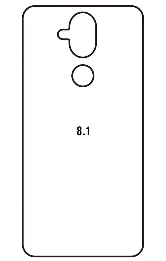 Nokia 8.1 Zadní Hydrogel ochranná fólie