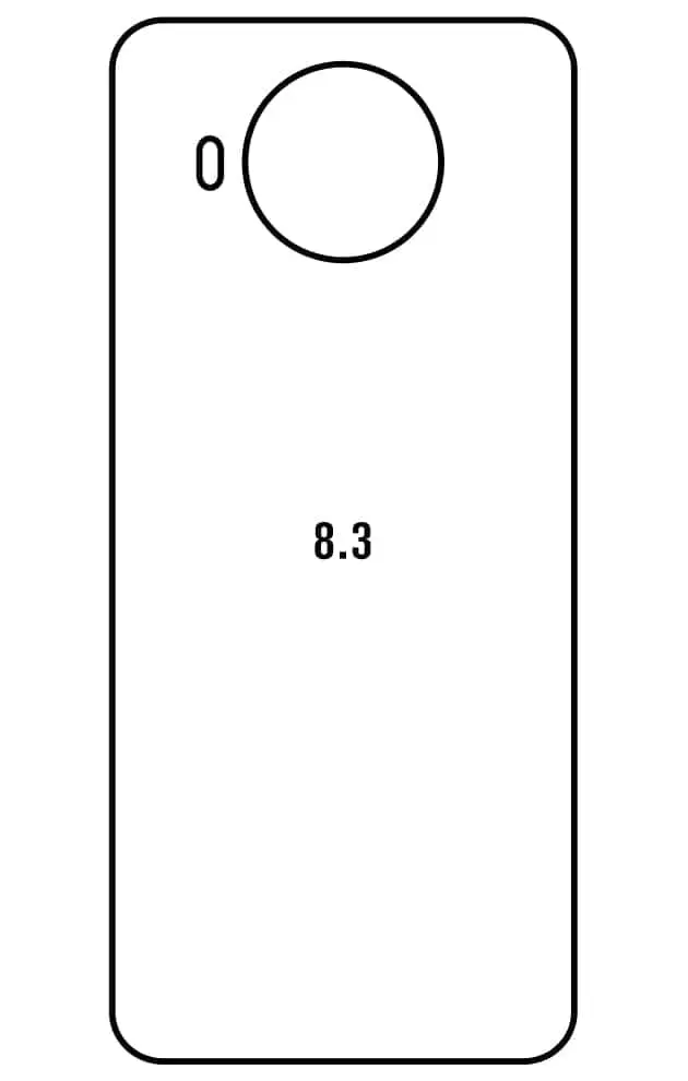 Nokia 8.3 5G Zadní Hydrogel ochranná fólie