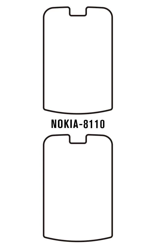 Nokia 8110 4G Přední Hydrogel ochranná fólie