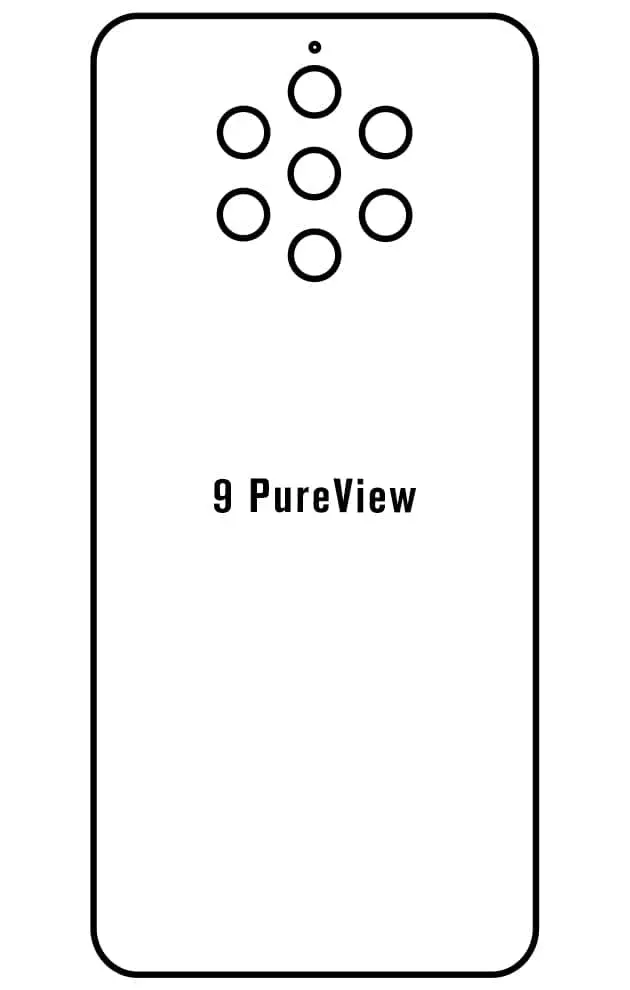 Nokia 9 PureView Zadní Hydrogel ochranná fólie