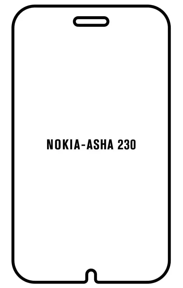 Nokia ASHA 230 Přední Hydrogel ochranná fólie